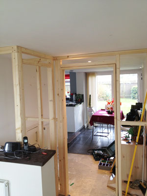 Studwork Walls by GK Barclay Ltd. Carpentry Services